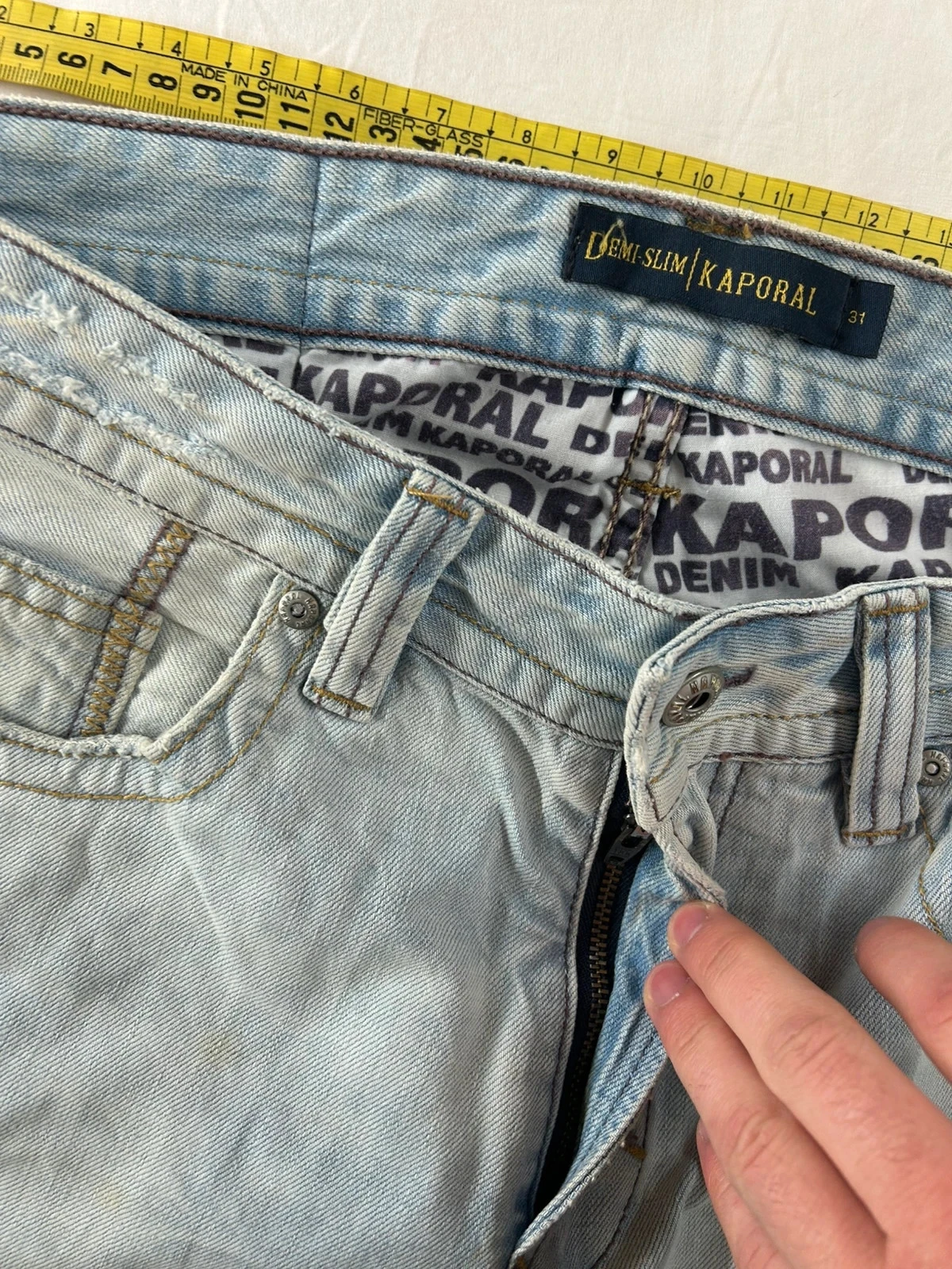 Jeans de corte reto claro Kaporal – photo 11